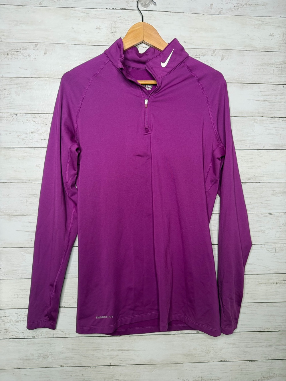Nike Pro Combat Compression Pullover 1/4 Zip Sweatshirt Pullover Women’s XL